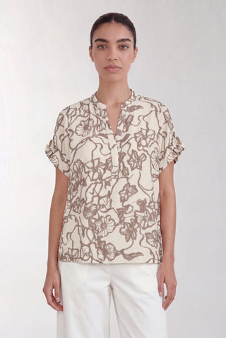 LR-RYA 1 Bluse Lys sand