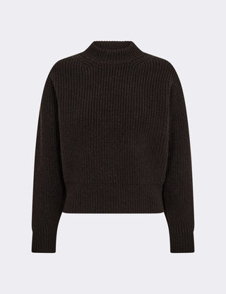 LR-PERLE 12 Pullover Mørk brun