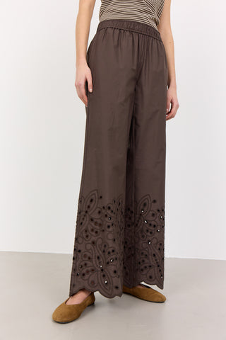 LR-GROLET 6 Bukser Mørk brun