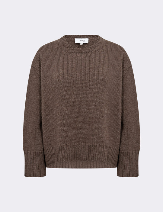 LR-PERLE 1 Pullover Brun