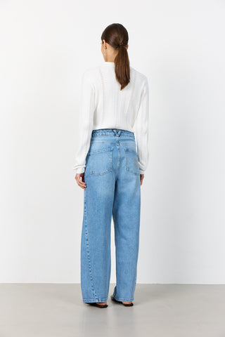 LR-PRIYA 2 Bluse Off white