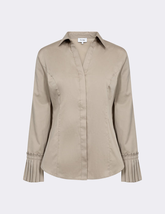 LR-ISLA SOLID 130 Skjorte Grå