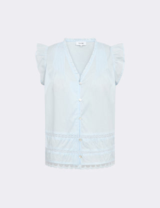 LR-ROSY 2 Bluse Lyseblå