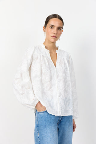 LR-POLLIE 2 Bluse Off white