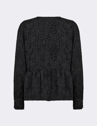 LR-OVETTE 1 Bluse Sort