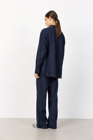 LR-NAJA 20 Skjorte Mørk blå