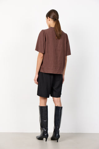 LR-NAJA 32 Bluse Brun