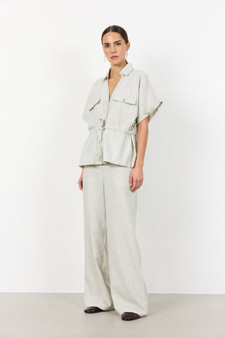 LR-PORTER 2 Bluse Lys grå