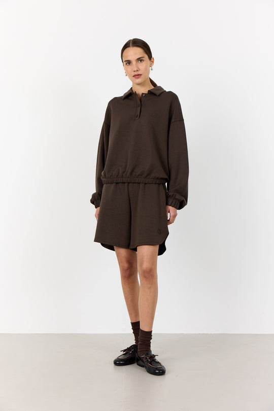 LR-EZRA 10 Shorts Mørk brun