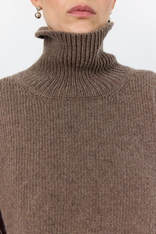 LR-PERLE 3 Pullover Lys brun