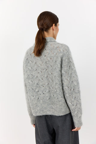 LR-NIVA 1 Pullover Lys grå