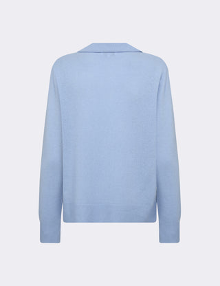 LR-ELOISE 5 Pullover Lyseblå