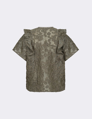 LR-LANE 2 Bluse Brun