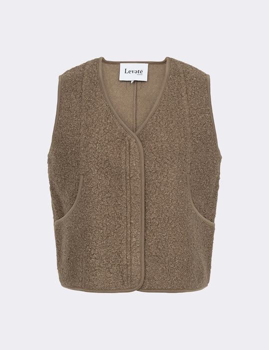 LR-NISSA 1 Vest Lys brun