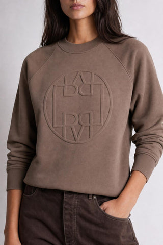 LR-NUKA 11 Sweatshirt Mørk brun