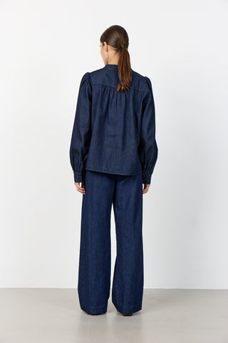 LR-PIETTA 2 Skjorte Mørk blå