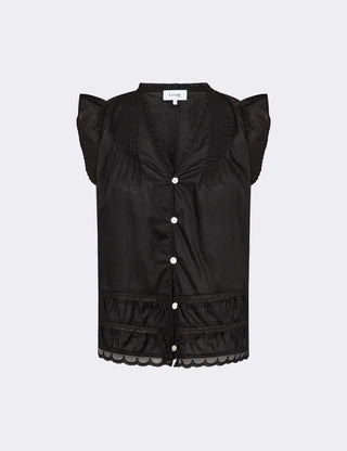 LR-ROSY 2 Bluse Sort