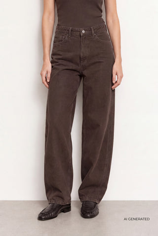 LR-KOSA 22 Jeans Brun