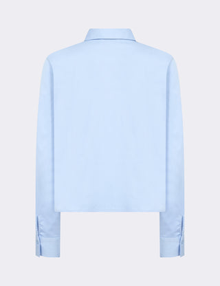 LR-ISLA SOLID 136 Skjorte Lyseblå