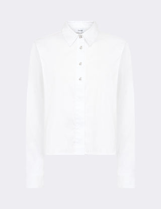 LR-ISLA SOLID 136 Skjorte Hvid