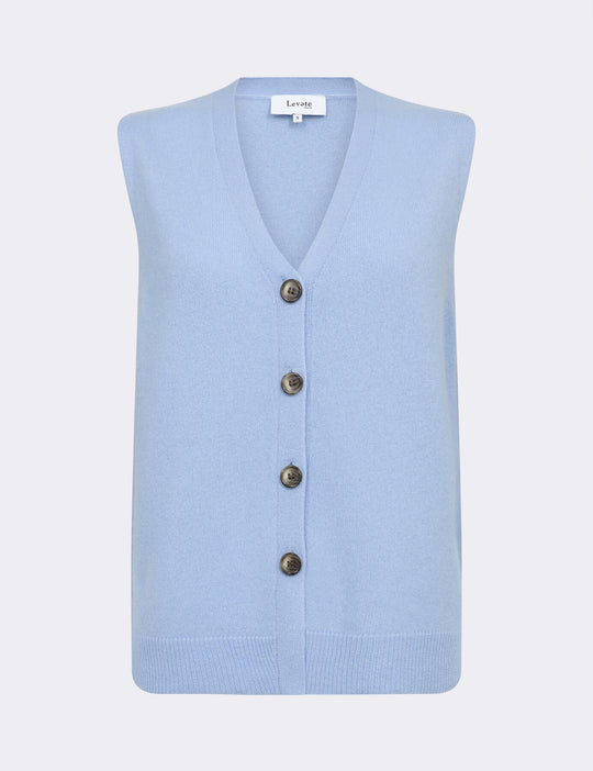 LR-ELOISE 10 Vest Lyseblå