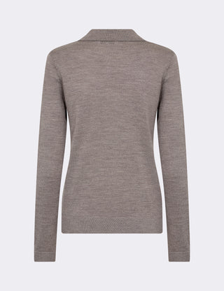 LR-ISMAILA 6 Pullover Lys brun