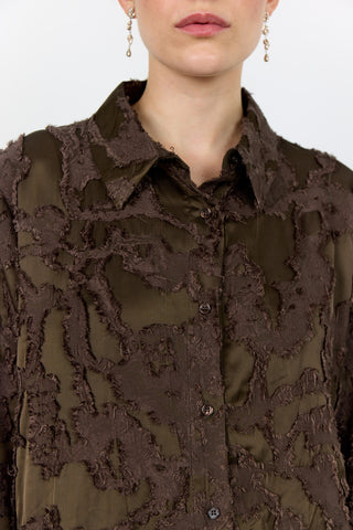 LR-NIKO 2 Skjorte Mørk brun