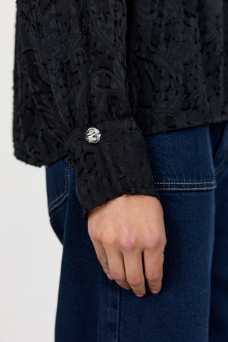 LR-OVETTE 1 Bluse Sort