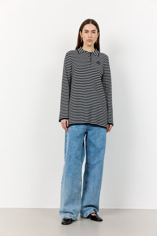 LR-KIRSTEN 2 Bluse Mørk blå