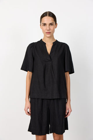 LR-NAJA 32 Bluse Sort