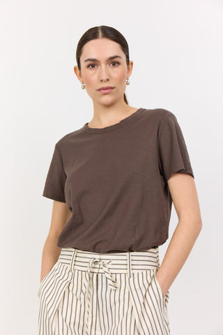 LR-ANY 1 T-shirt Mørk brun