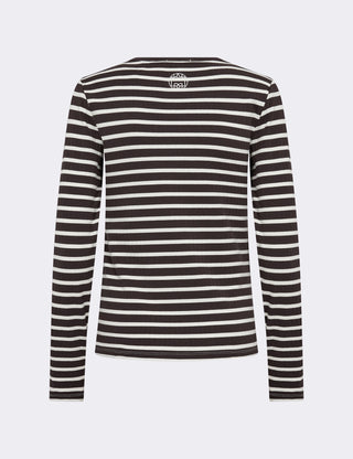 LR-NEDDIE 2 T-shirt Mørk brun