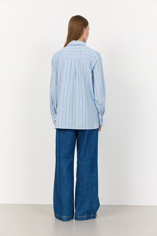 LR-KETTA 1 Skjorte Lyseblå