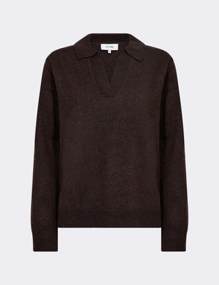 LR-ISMAILA 9 Pullover Mørk brun
