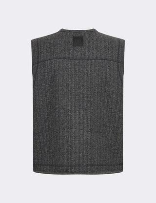 LR-SANNIE 2 Vest Mørk grå