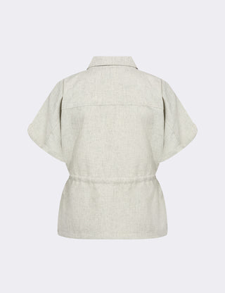 LR-PORTER 2 Bluse Lys grå