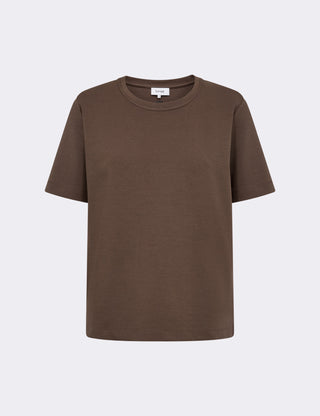 LR-KIS 1 T-shirt Mørk brun