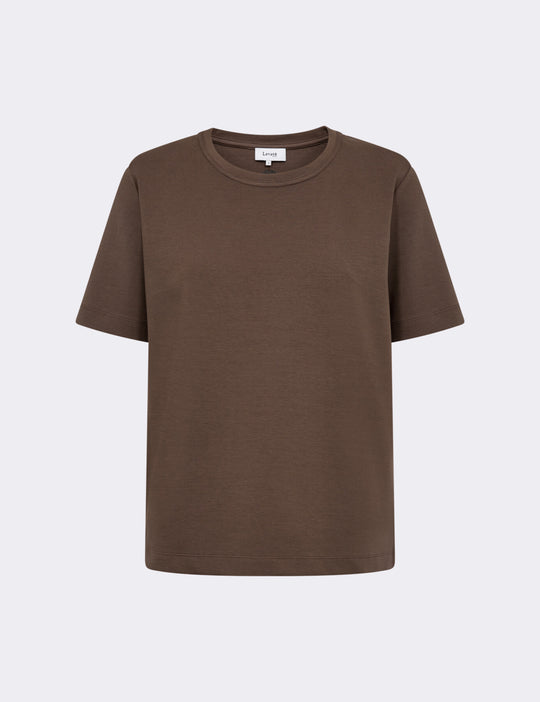 LR-KIS 1 T-shirt Mørk brun