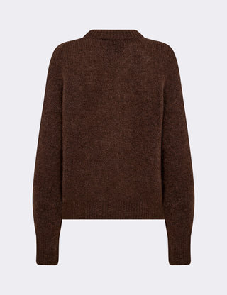 LR-NOREEN 1 Pullover Mørk brun