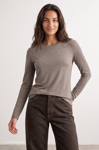 LR-JOSEPHINE 1 T-shirt Brun
