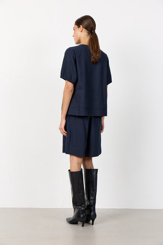 LR-NAJA 54 Bluse Mørk blå