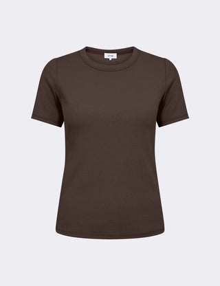 LR-NUMBIA 5 T-shirt Mørk brun