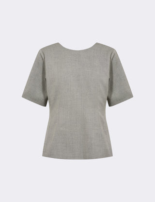 LR-NELLY 2 Top Lys grå