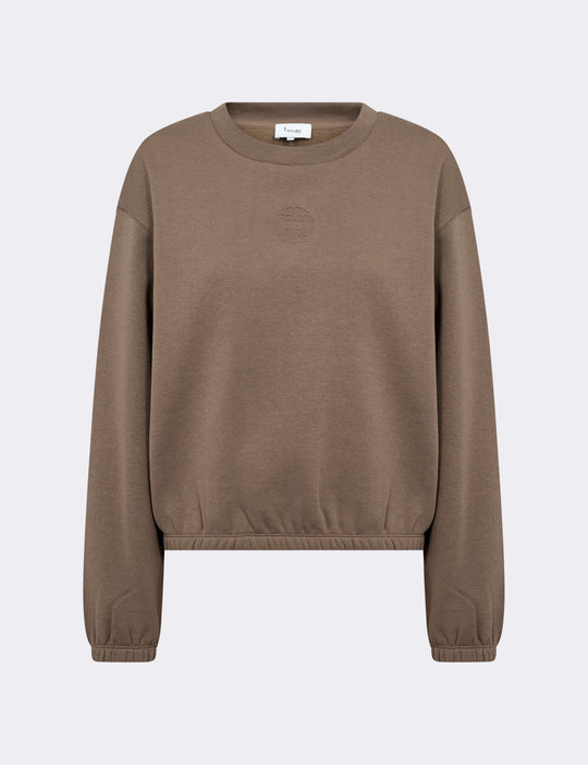 LR-NUKA 13 Sweatshirt Mørk brun