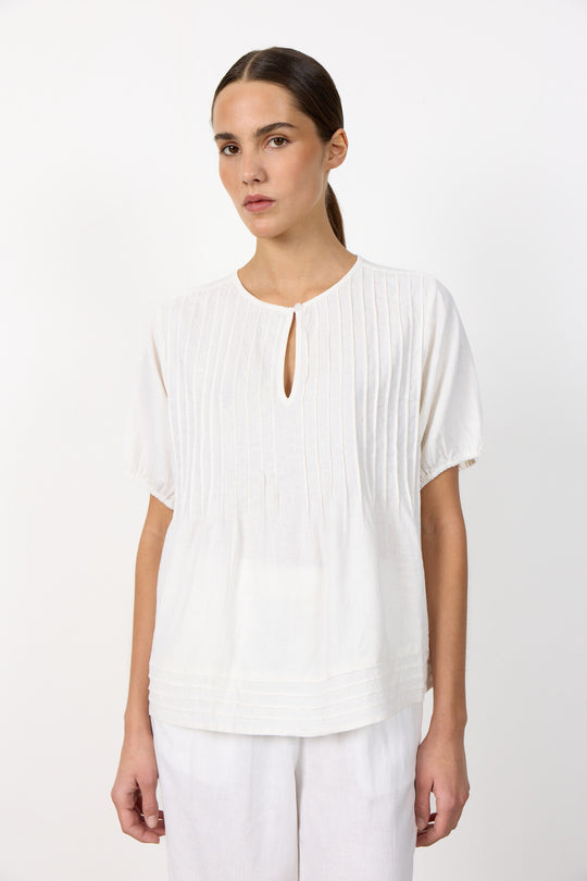 LR-NAJA 54 Bluse Hvid