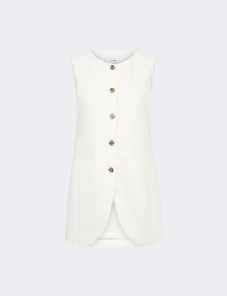 LR-LAURA 2 Vest Off white
