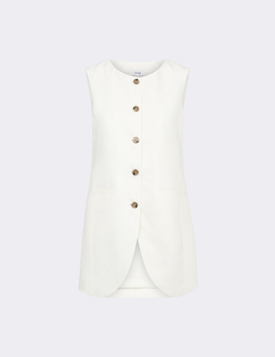 LR-LAURA 2 Vest Off white