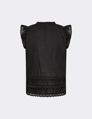 LR-ROSY 2 Bluse Sort