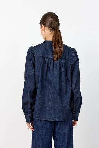 LR-PIETTA 2 Skjorte Mørk blå