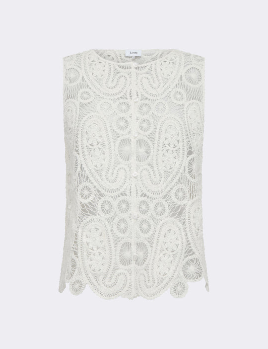 LR-LIVIA 3 Top Off white